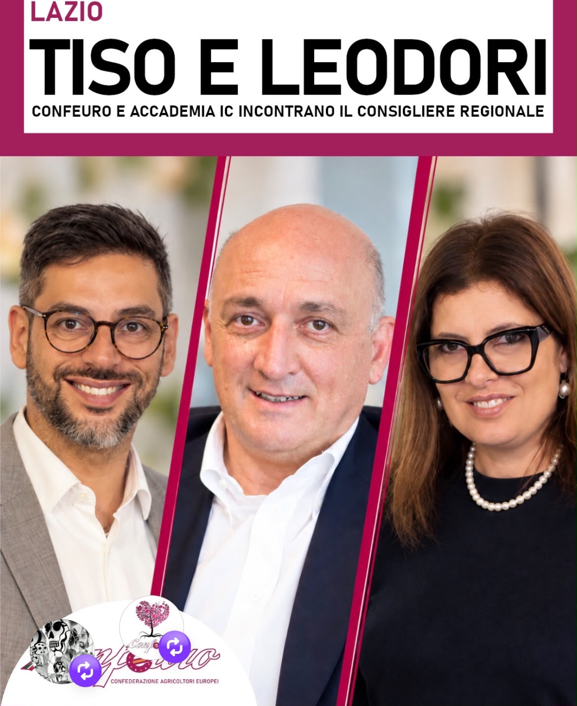 Lazio, Confeuro e Accademia IC incontrano il consigliere regionale Leodori Lazio, Confeuro e Accademia IC incontrano il consigliere regionale Leodori
