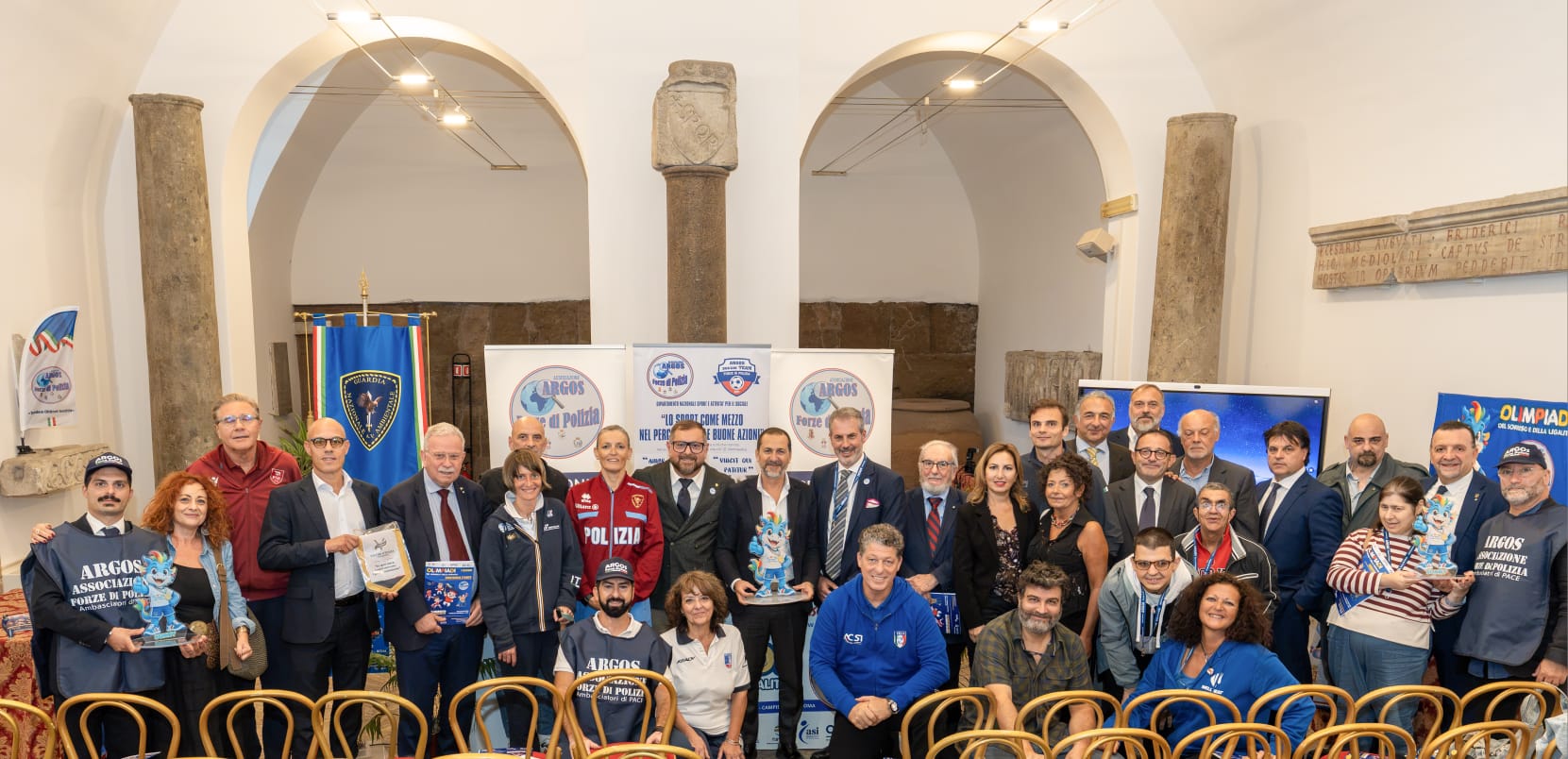 Roma Campidoglio – Conferenza stampa di presentazione delle “Olimpiadi del Sorriso e della Legalità” Roma Campidoglio – Conferenza stampa di presentazione delle “Olimpiadi del Sorriso e della Legalità”