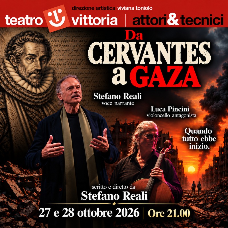 “Da Cervantes a Gaza – quando tutto ebbe inizio”. “Da Cervantes a Gaza - quando tutto ebbe inizio”.