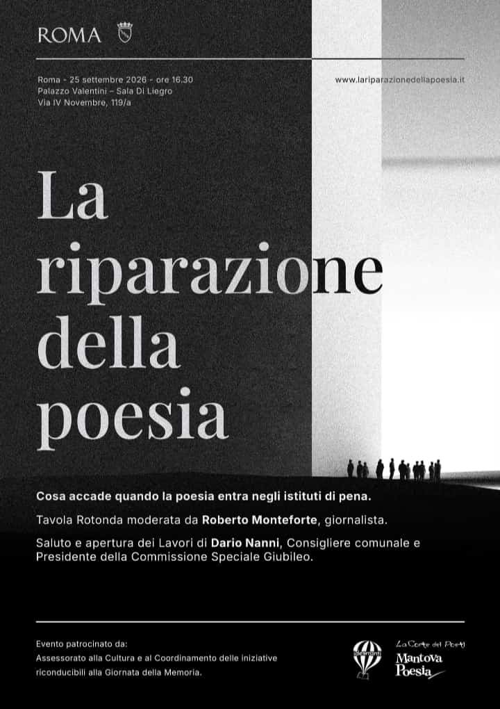 Roma – Quando la poesia entra in carcere, tavola rotonda Roma – Quando la poesia entra in carcere, tavola rotonda