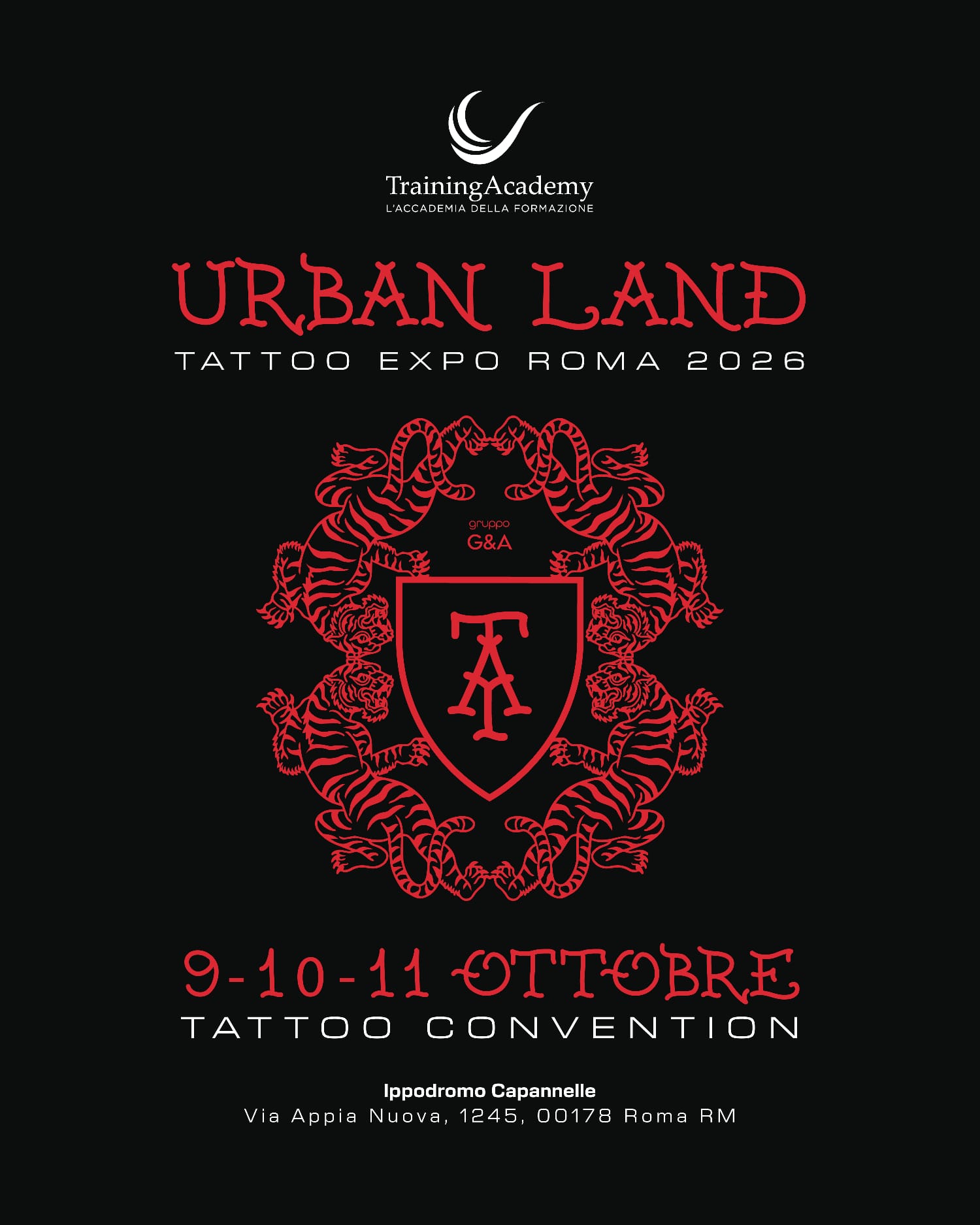 Training Academy a Urban Land tattoo Expo Roma: formazione, sicurezza e competenze per i professionisti del tatuaggio