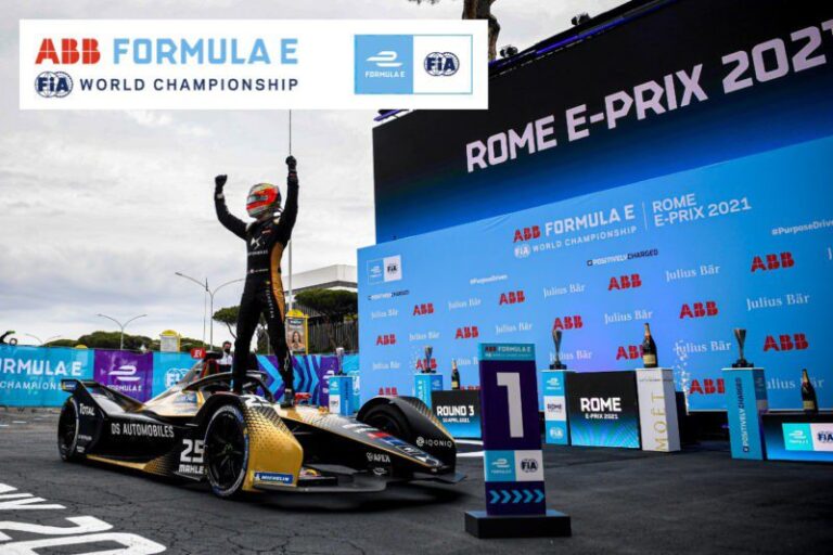 All’E-Prix Roma emozioni e spettacolo nonostante il Covid, vince Vergne