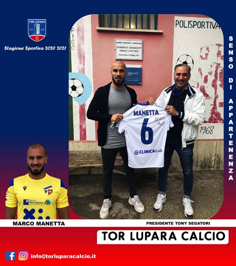 ASD Tor Lupara – Manetta Marco incontra i ragazzi del Tor Lupara Calcio