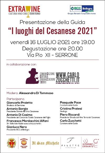 Presentazione della guida “I Luoghi del Cesanese 2021”