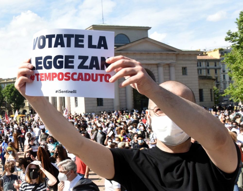 MANIFESTAZIONE A SOSTEGNO DELLA LEGGE ZAN