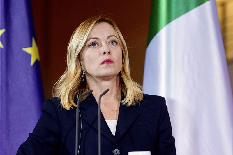 Videomessaggio del Presidente del Consiglio, Giorgia Meloni, al vertice “Grain from Ukraine” (Kiev, 25 novembre 2023) Videomessaggio del Presidente del Consiglio, Giorgia Meloni, al vertice “Grain from Ukraine” (Kiev, 25 novembre 2023)