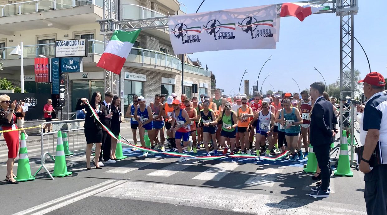 la partenza della 3a corsa del ricordo di catania 2