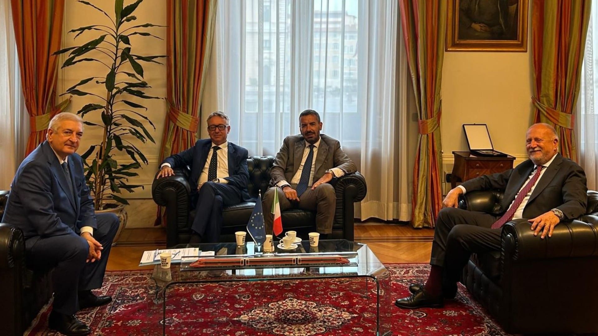 Foto Mattia-Ruspandini-Palciani e Ministro Foti