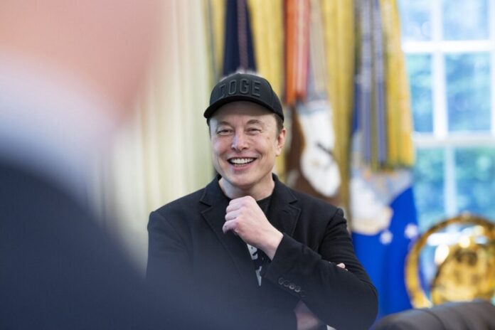 IL PRESIDENTE TRUMP PARTECIPA A UNA CONFERENZA STAMPA CON ELON MUSK