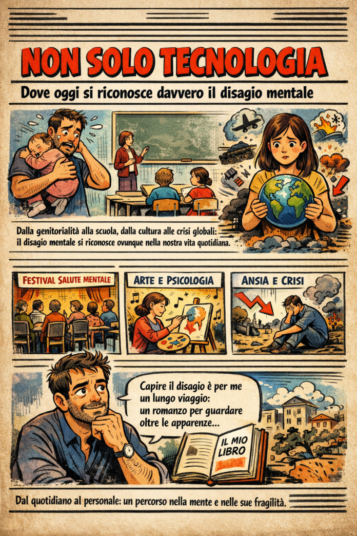Non solo tecnologia: come cambia oggi la salute mentale tra scuola, famiglia e crisi globali