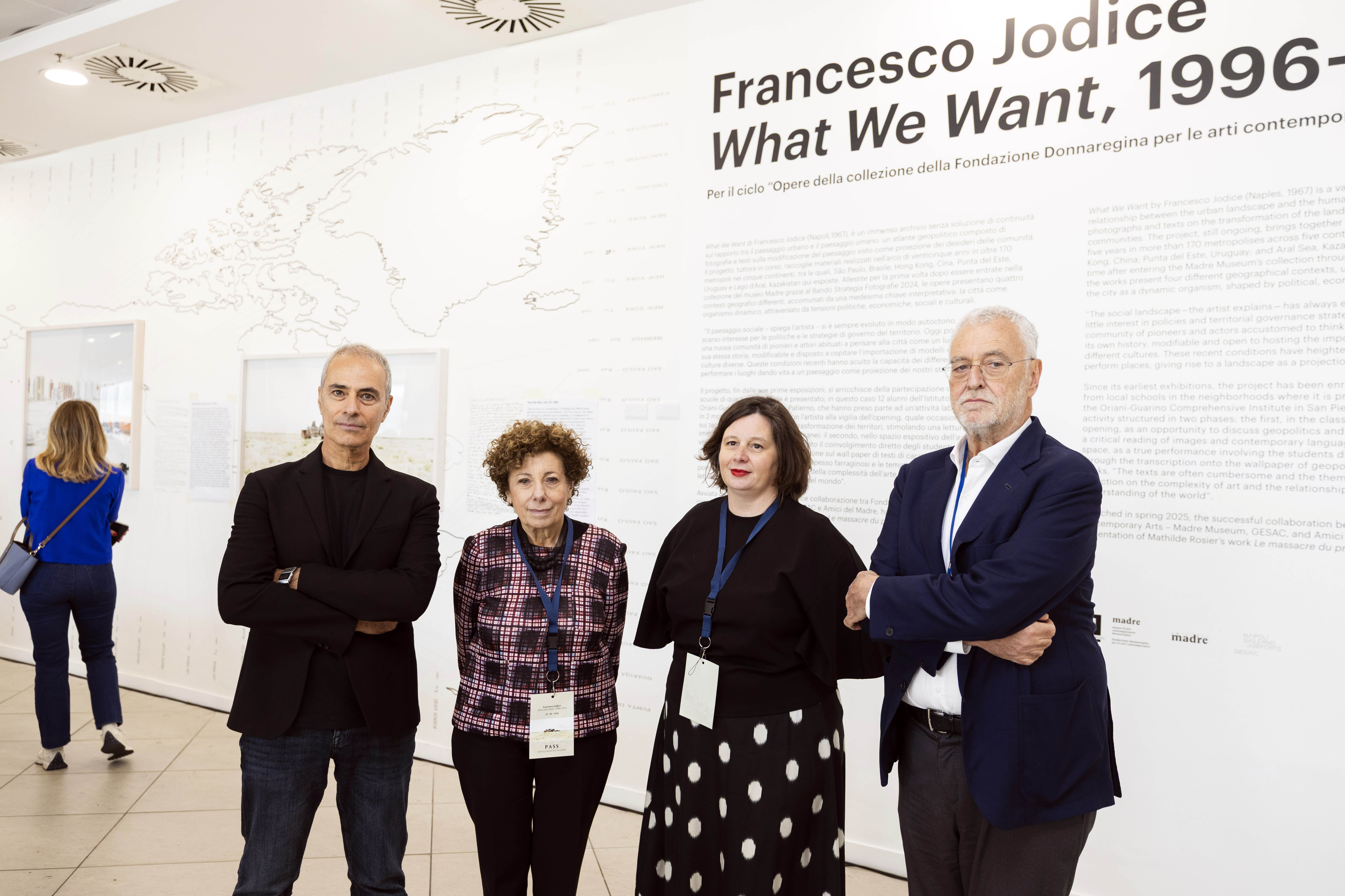 da sinistra Francesco Jodice, Angela Tecce, Eva Fabbris e Roberto Barbieri