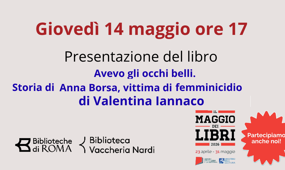 anteprima locandina presentazione libro 14 maggio