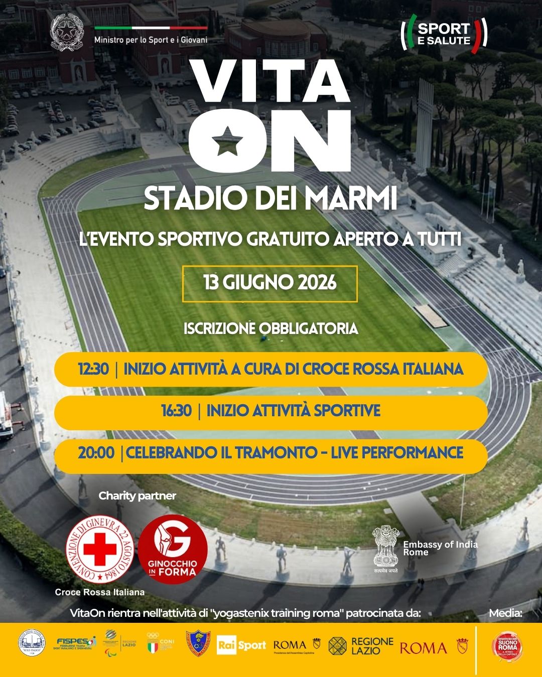 VITA ON 2026: ROMA CAPITALE DEL BENESSERE VITA ON 2026: ROMA CAPITALE DEL BENESSERE