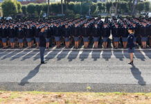 NETTUNO. CERIMONIA CONSEGNA ALAMARI 233° CORSO ALLIEVI AGENTI DELLA POLIZIA DI STATO