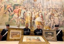 PARMA: RECUPERATE LE PREZIOSE OPERE D’ARTE SOTTRATTE LO SCORSO 23 MARZO dal MUSEO “FONDAZIONE MAGNANI ROCCA” DI TRAVERSETOLO (PR)