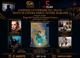 Roma. Cadenze Letterarie torna sul Tevere: serata gratuita il 21 agosto Locandina di Cadenze Letterarie sul Palco a Roma il 21 agosto 2026