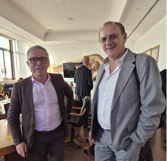 nicola apostolico (segretario nazionale) e pietro serbassi (segretario generale)